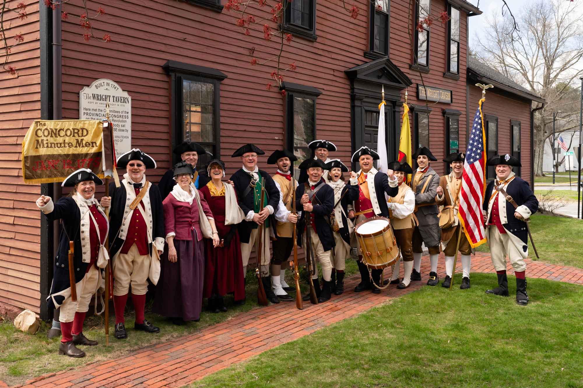 Huzzah for the wright tavern restoration project   the concord minute men c pierre chiha