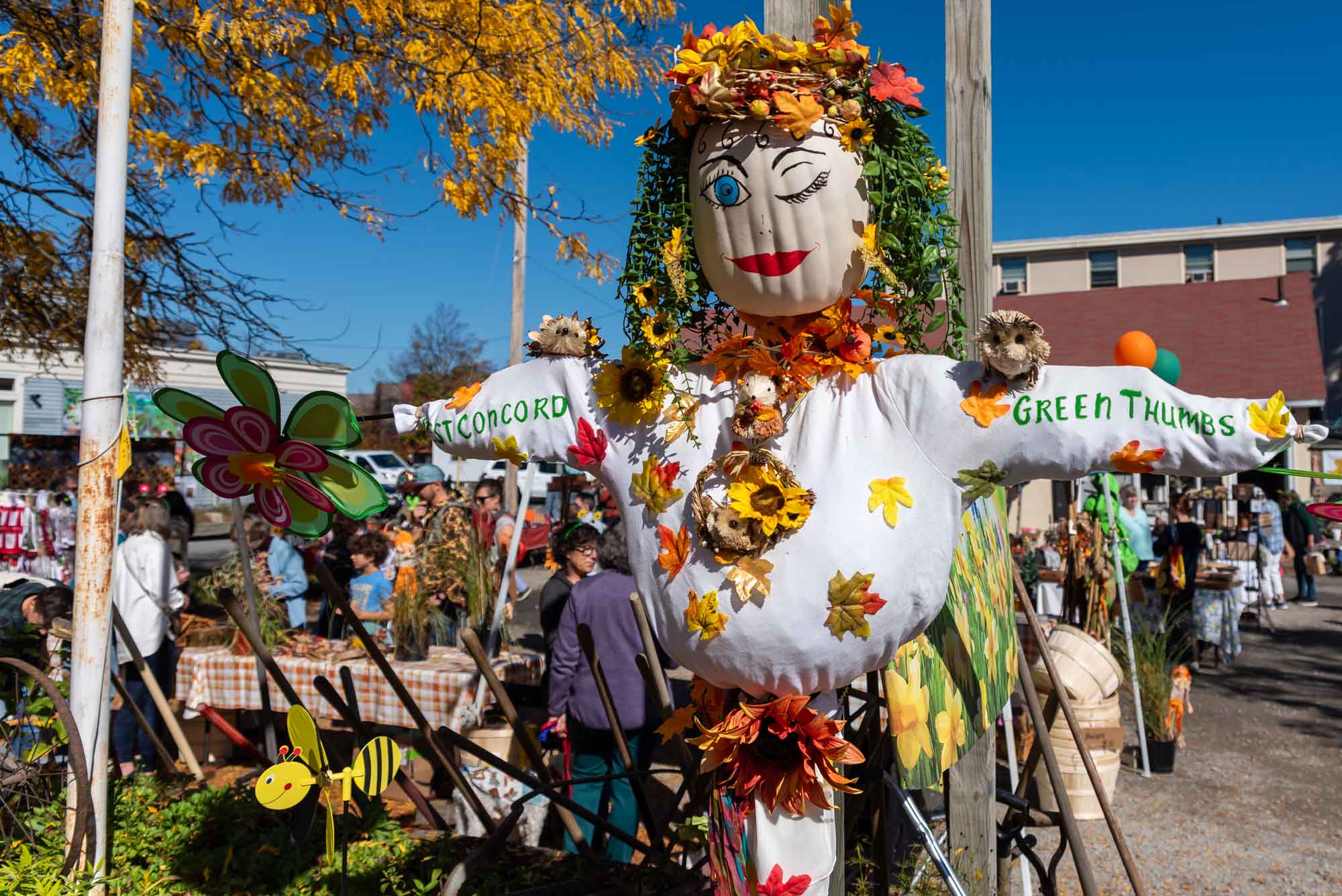 Scarecrow at discover west concord day maia kennedy photography