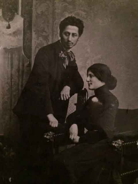 Sholem asch and madzhe 1906